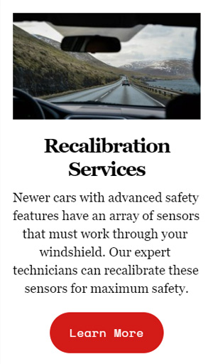 recalibration services from American Eagle Auto Glass